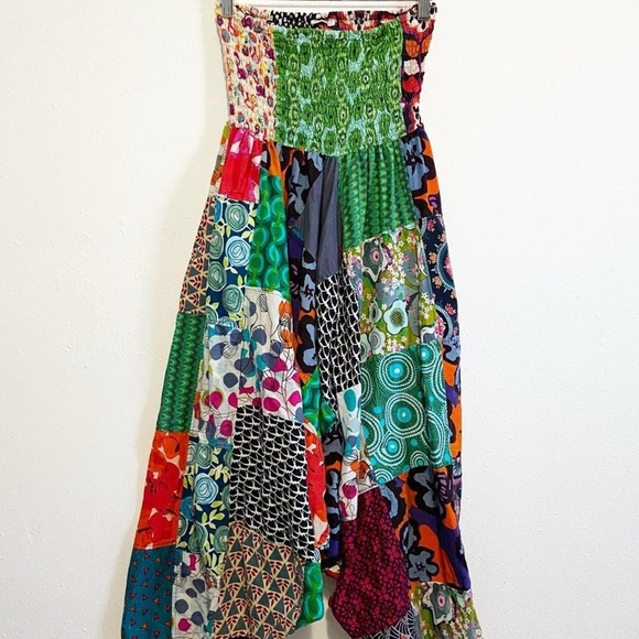 Colorful Patchwork Harem Pants - Picture 2 of 5